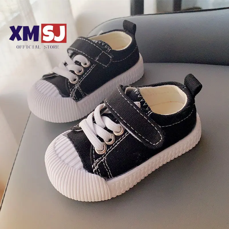 Enlarge New Baby's Casual Shoes Comfortable Quality Fabric Shoes Fashion Candy Color Sneakers Spring Outside Travel Canvas 1-3 Years Old