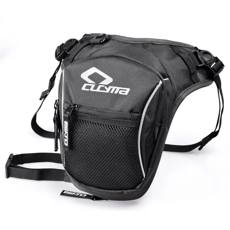 

Motorcycle Drop Leg Bag Hip Waist Pouch Waterproof Outdoor Casual Pack Motorcycle Bicycle Black Croosbody Bag Justifiable