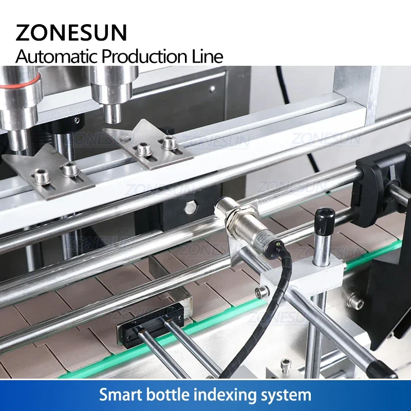 ZONESUN изготовленная на заказ этикетировочная машина для наполнения и укупорки