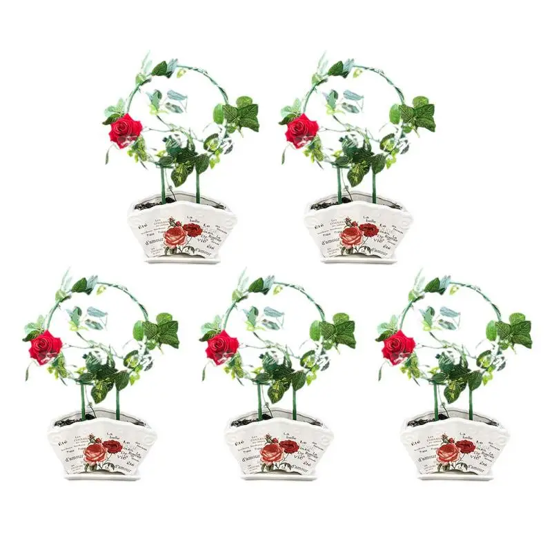 

Houseplant Trellis Attractive Climbing Plant Trellis 5pcs Plants Support Outdoor For Climbing Vegetable Rose Potted Plants