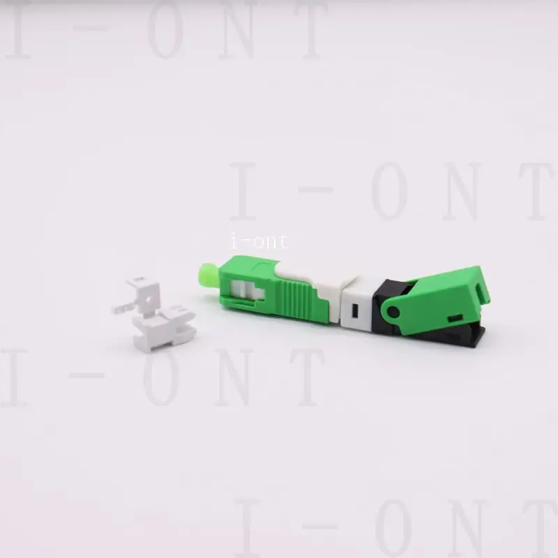Free Shipping FTTH ESC250D Fast Conector SC APC Single-Mode Fiber Optic Quick Connector FTTH SM Optic For Telecom