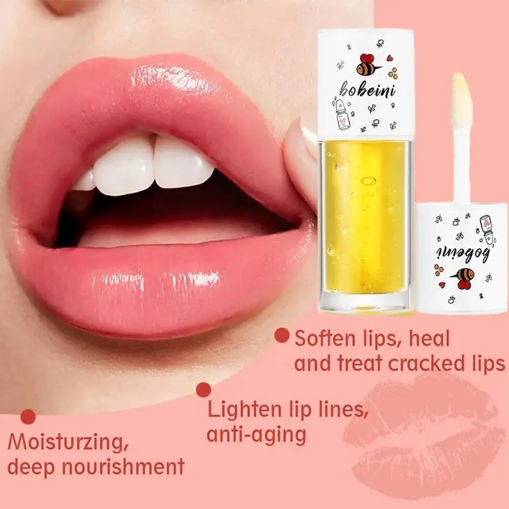 

Peach and Honey Lip Care Oil moisturizing moisturizing lip remove tint Repair chapped and film lip lip dry faded dead skin D9G7