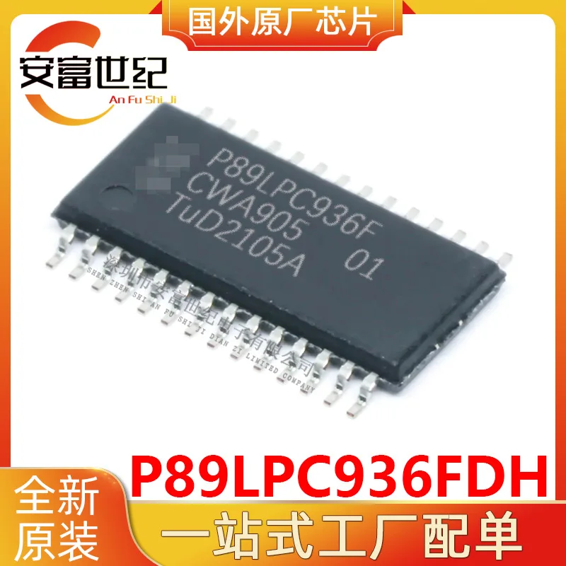 

P89LPC936FDH TSSOP28 8-bit microcontroller IC chip new original P89LPC936F