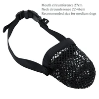 adjustable anti bite dog muzzle breathable dog mouth cover muzzle collar anti barking pet mouth muzzles for dogs dog accessories