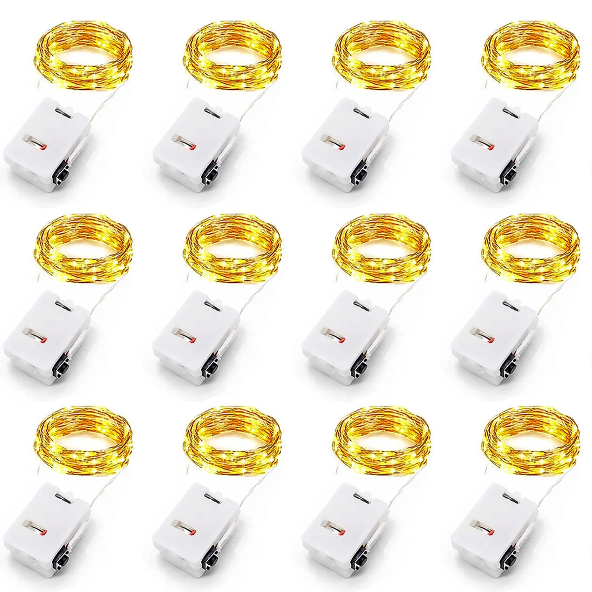 

Светодиодная гирлянда с медной проволокой, праздничное освещение, Сказочная Рождественская елка, украшение для свадьбы, вечеринки, 10 шт., 1 м, 2 м, 3 м, 5 м, 10 м