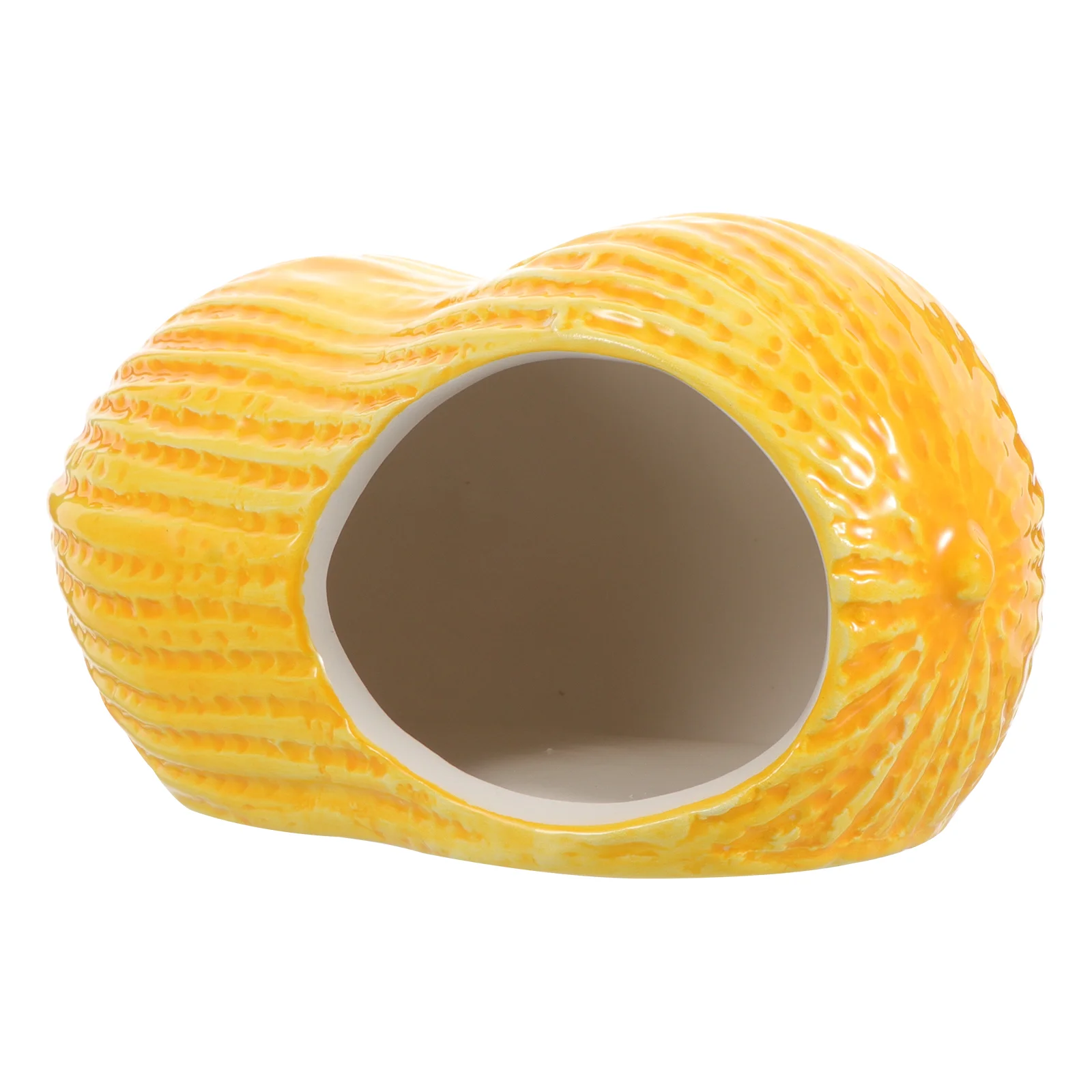 

Hamster Hideout House Ceramicpet Bath Small Cave Cool Sand Houses Bed Summer Petschinchilla Mini Guineasleeping Hedgehog Dwarf