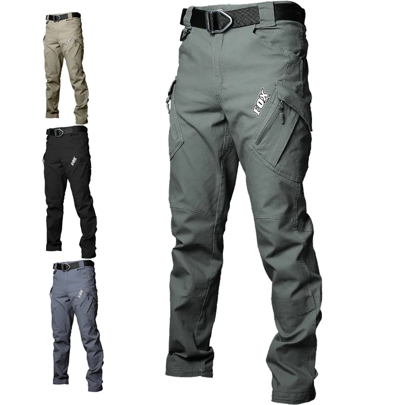 Мужские облегающие брюки-карго новинка 2024 тактические велосипедные брюки с