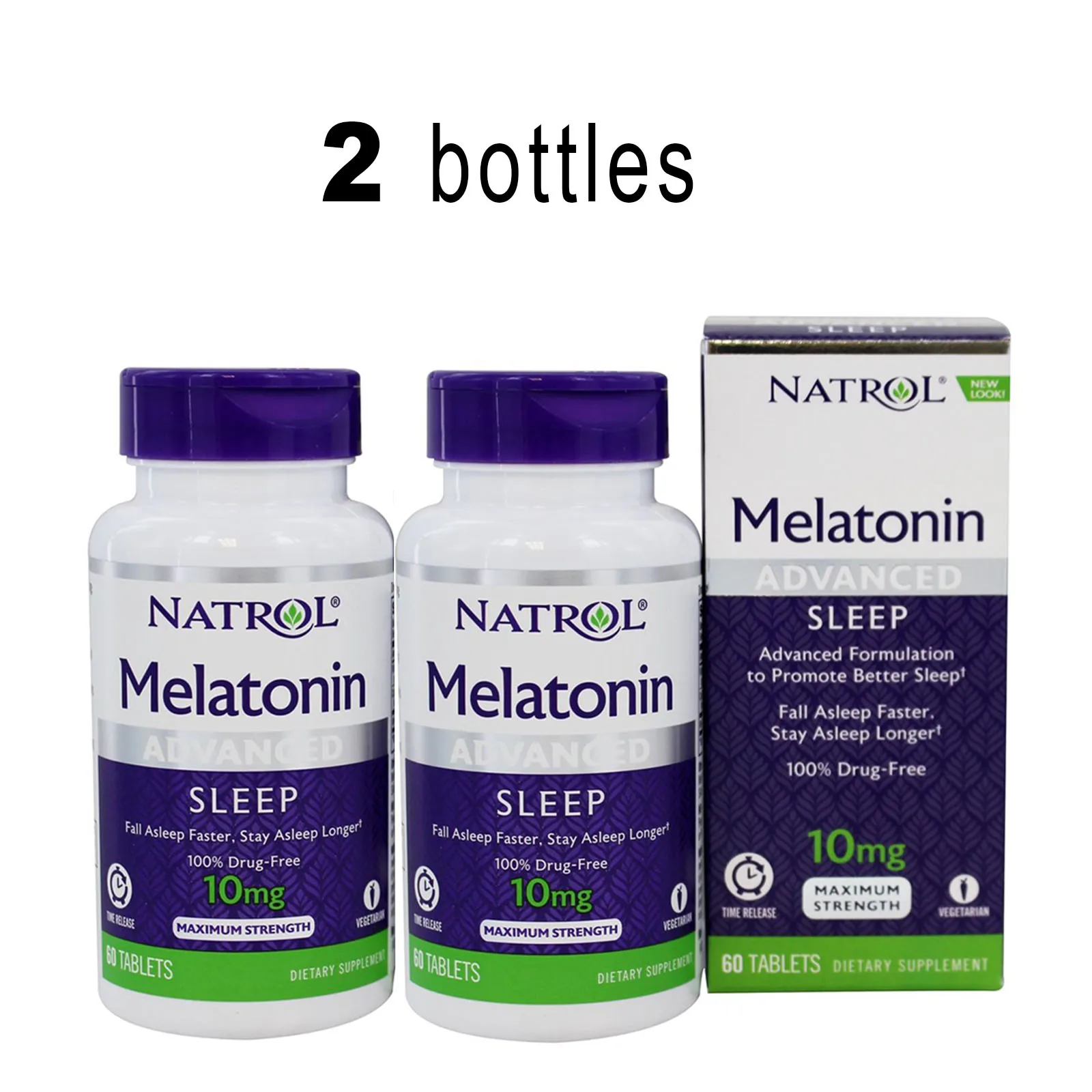 

2 бутылки латрол мелатонин 10 мг * 60 шт.