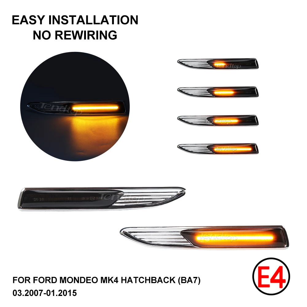 Фонарь поворотный янтарный для Ford Mondeo 4 Mk4 BA7 03 2007-01 2015