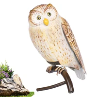 metal owl sculpture garden animal statue decor outdoor lawn statues decorations with anti rust coating gifts for animal lovers