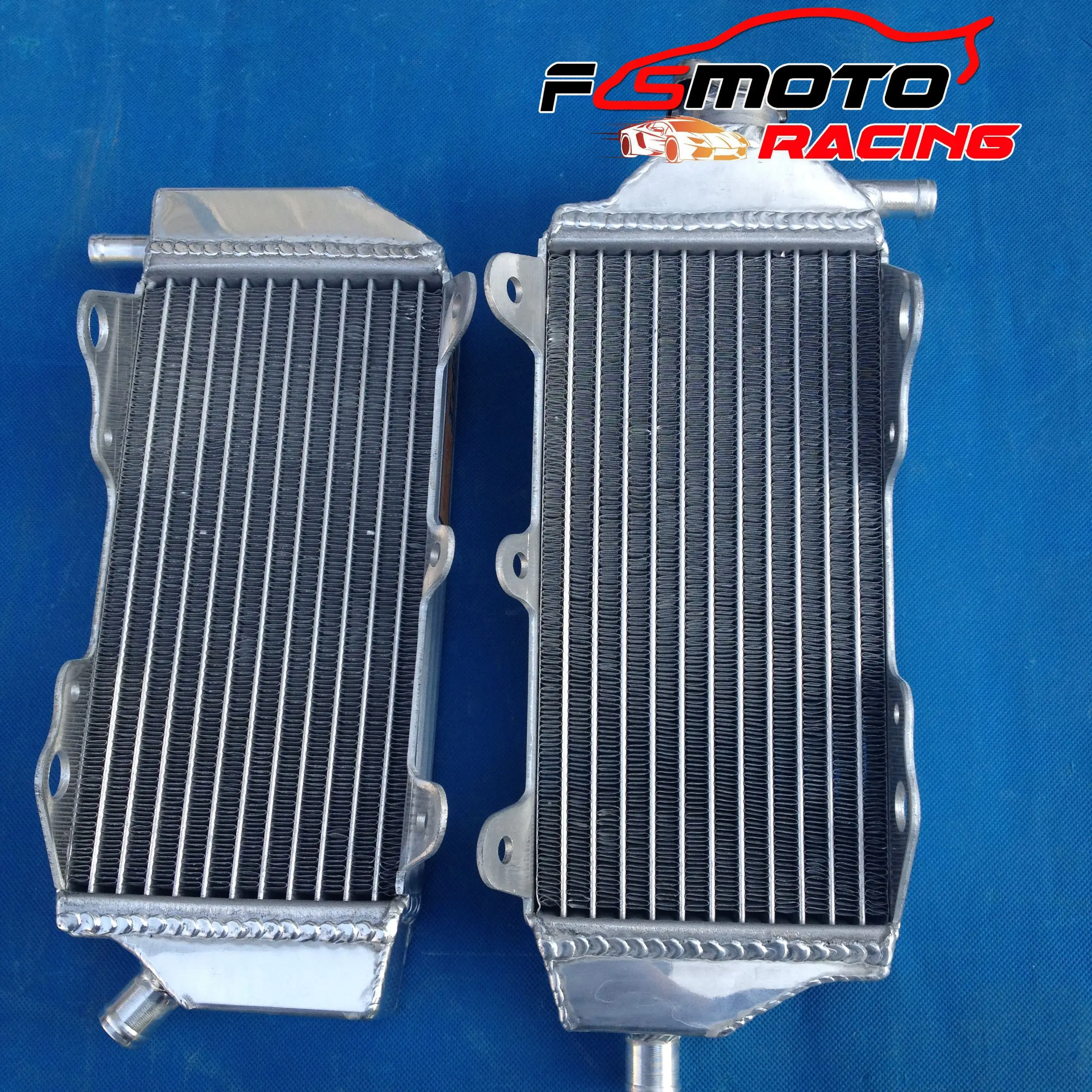 Полностью алюминиевый радиатор для Yamaha YZ450F 2014-2017/YZ250F 2014-2018 2014 2015 2016 2017 2018