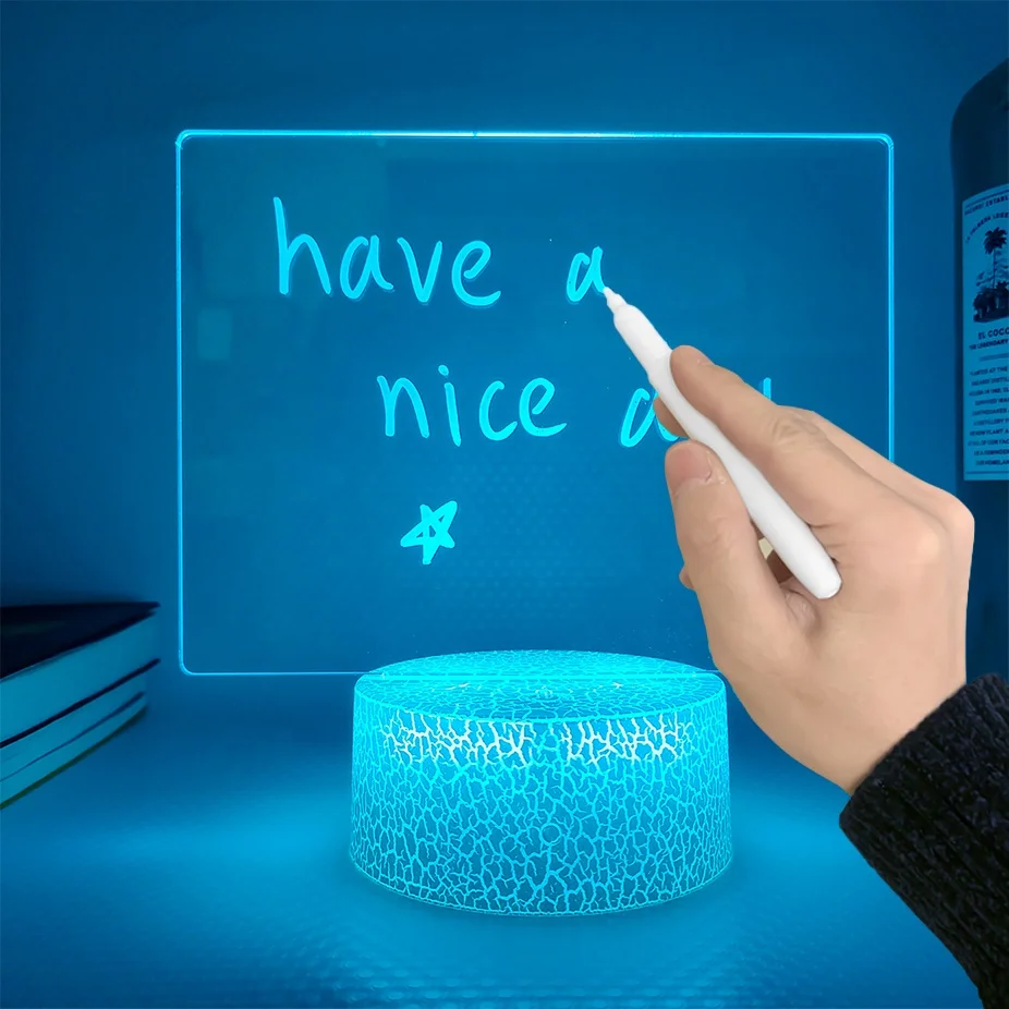 

Note Board Creative Led Night Light USB Message Board Holiday Light with Pen Gift for Children Girlfriend Decoration Night Lamp