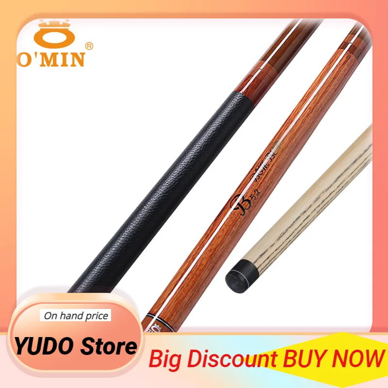 New O'MIN Break Punch Jump Cue Billiard Stick 14 MM Tip 141 CM Length Solid Wood and Leather Handle 2  Billiard Stick China 2019