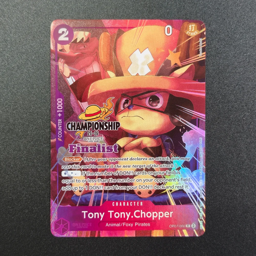 Фото Коллекционная карточная игра Self Made Proxy One Piece English CS 25-26 Finalist Card Set 1: Луффи, Нами, Чоппер (OP07-066) – Промо-набор для игры и коллекционирования №3