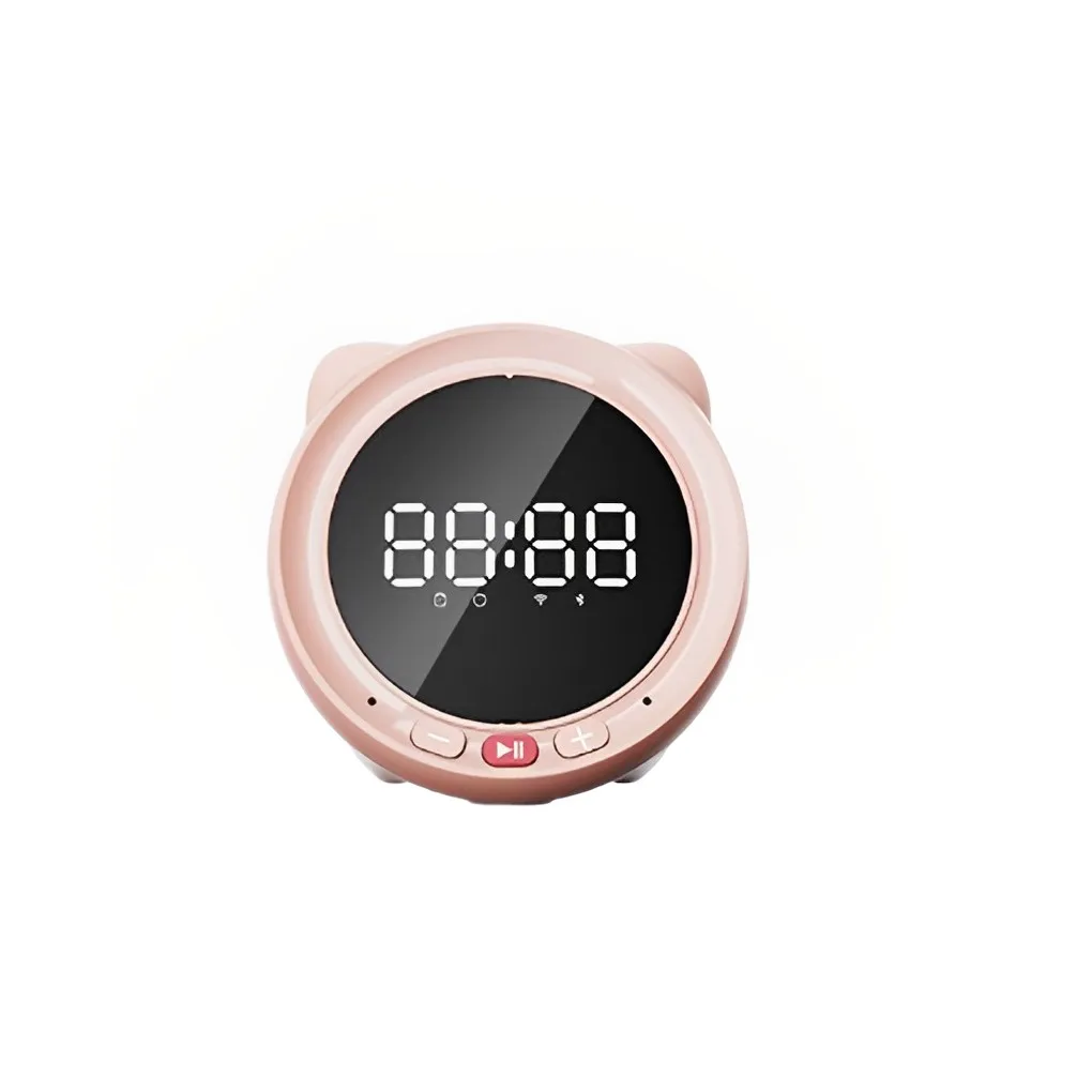 

Bluetooth-compatible Speaker Portable Desktop Alarm Clock Music Player
