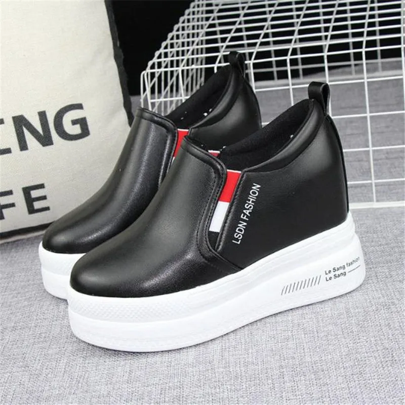 

Женские кроссовки на платформе, повседневная обувь на высоком каблуке, на танкетке, для отдыха