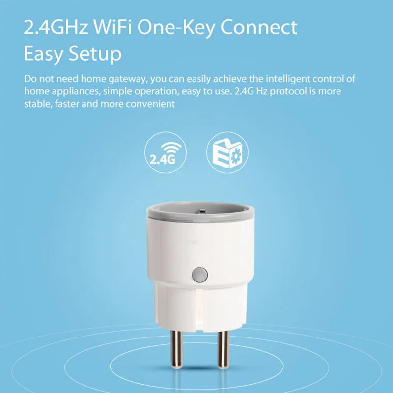 

Smart Wifi Power Plug EU 16A With Power Monitor Timing Smart Home Wireless Socket Outlet Works With Alexa Echo Google Home