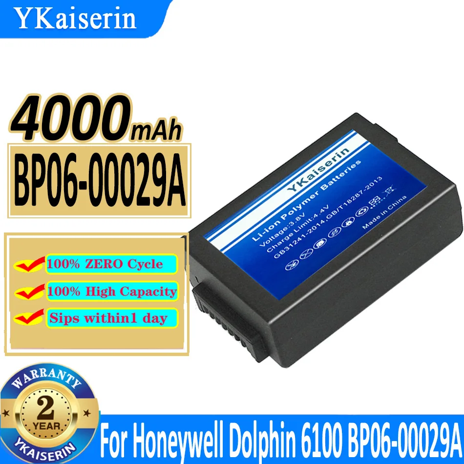 

3300mAh -4000mAh YKaiserin Battery for Honeywell Dolphin 6100,high Capacity Bateria