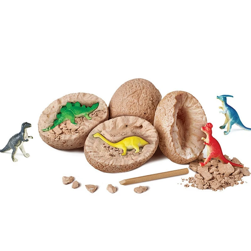 Dinosaur Eggs jurassic Park Tyrannosaurus Model Toys Scientific Mining Dinosaur Archeology Digging  Educational Toys For Kid Boy