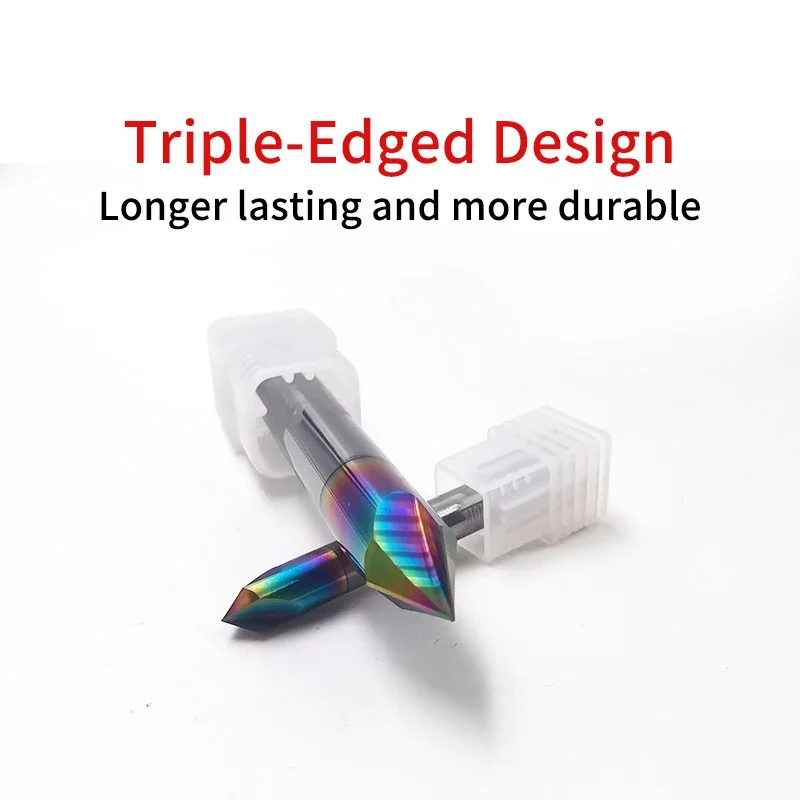 Фреза Chowmaster для фрезерного станка HRC55 с диагональю 3 дюйма покрытием DLC фреза