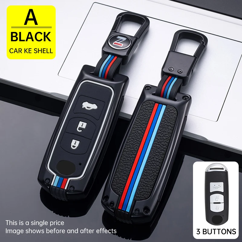 

Car Key Case Cover Key Bag For mazda 2 3 5 6 gh gj cx3 cx5 cx9 cx-5 cx 2020 Accessories Holder Shell Protect Set Car-Styling