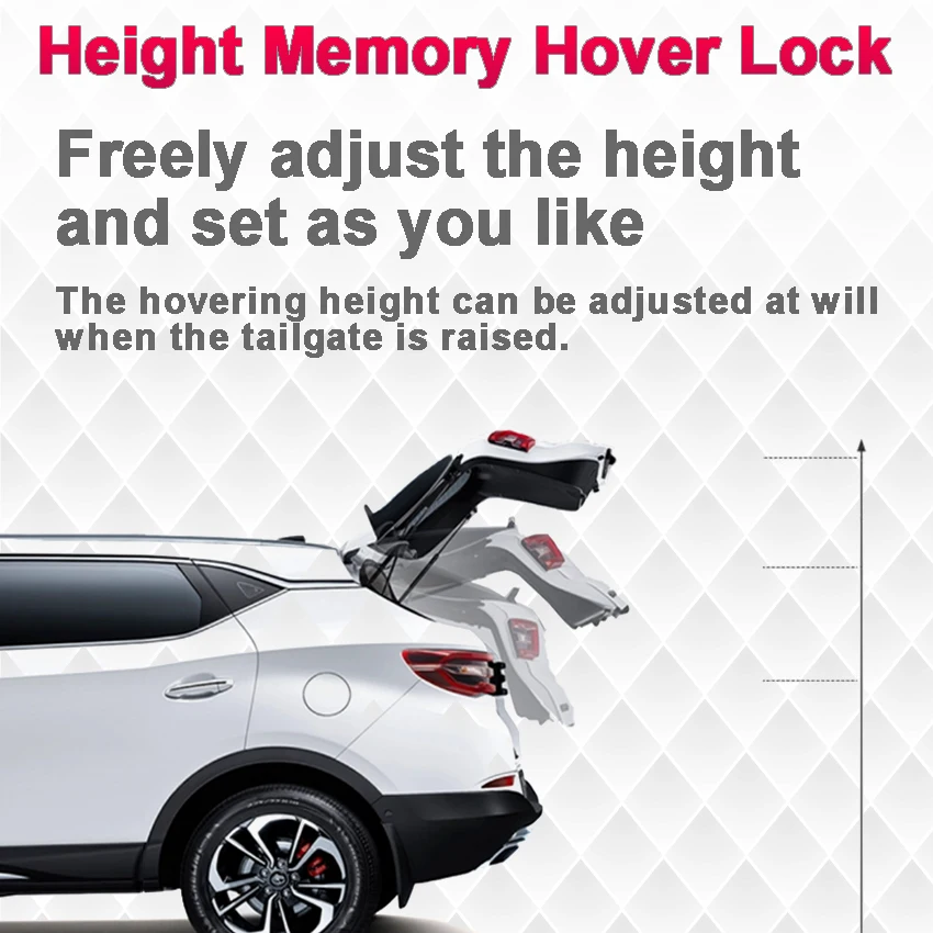 Автомобильный электрический двигатель задней двери с автоматическим подъемом