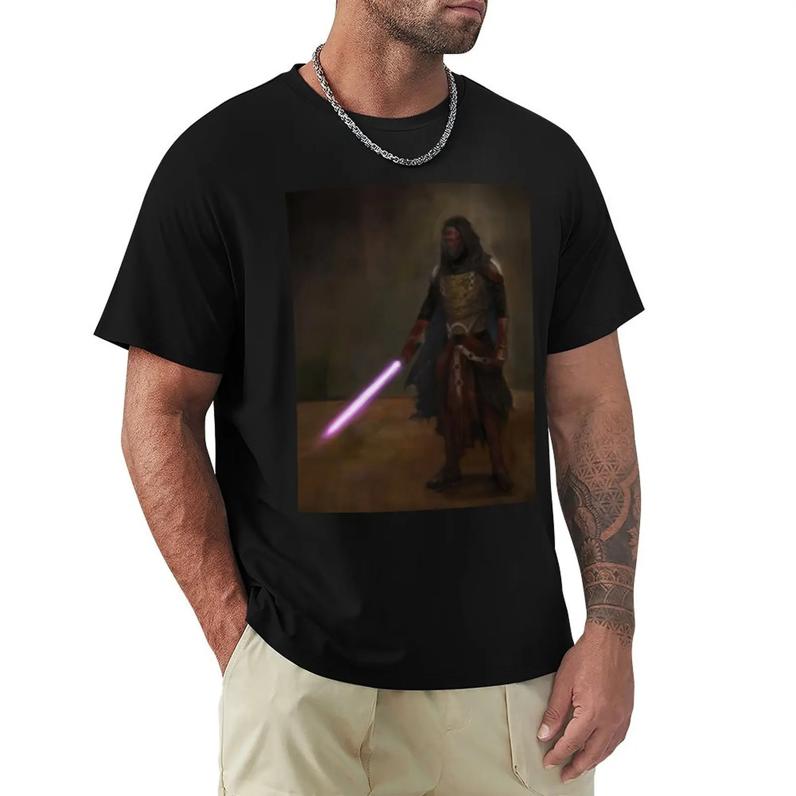 Фото Футболка Revan reborn, однотонная, стандартного кроя №1