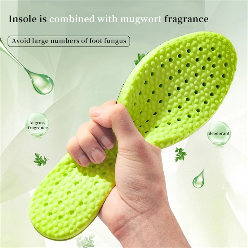 2023 New Sport Shoes Insole Comfortable Plantar Fasciitis Insoles for Feet Man Women Orthopedic Shoe Sole Running Accessories