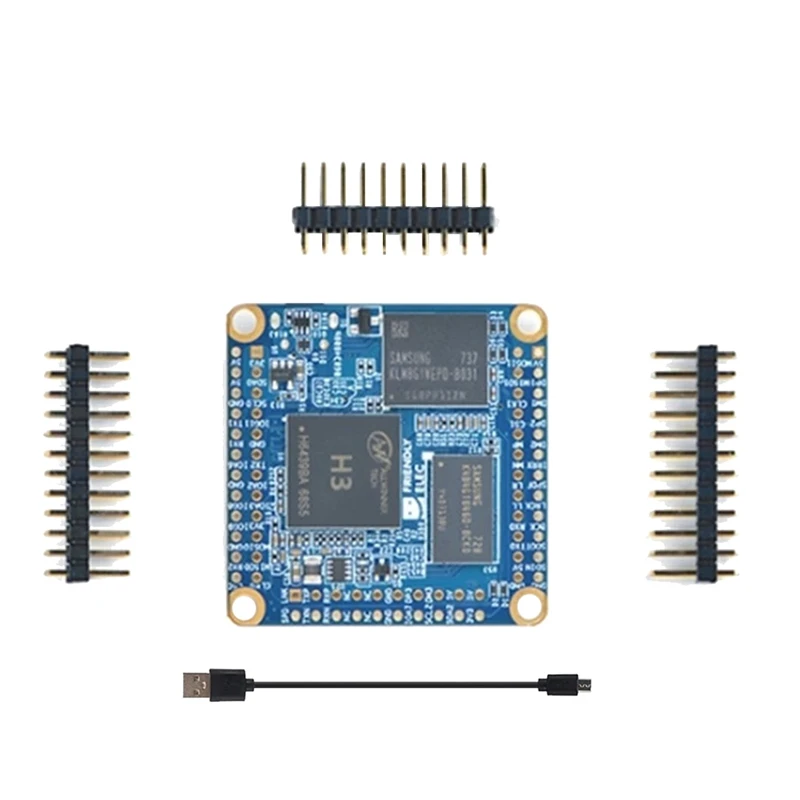 

Nanopi NEO Core Board +Pin Header+Micro-USB Cable 512MB+8G Allwinger H3 Quad Core Ubuntu Core Iot Development Board