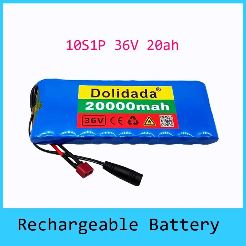 

10S1P 36V 20ah New 18650 Battery Pack Lithium-ion Rechargeable Battery for Electric Bicycle Scooter with BMS Backup Battery