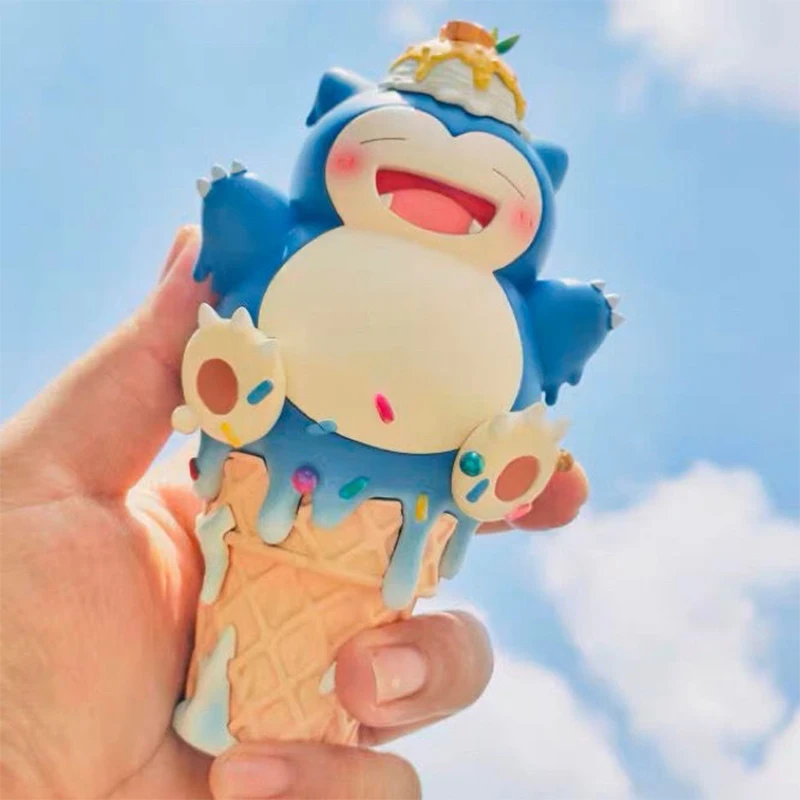 

15cm PVC Pokemon Anime Pikachu Kawaii Ice Cream Model Figurine Decoration Exquisite Birthday Present Children's Toys Gift