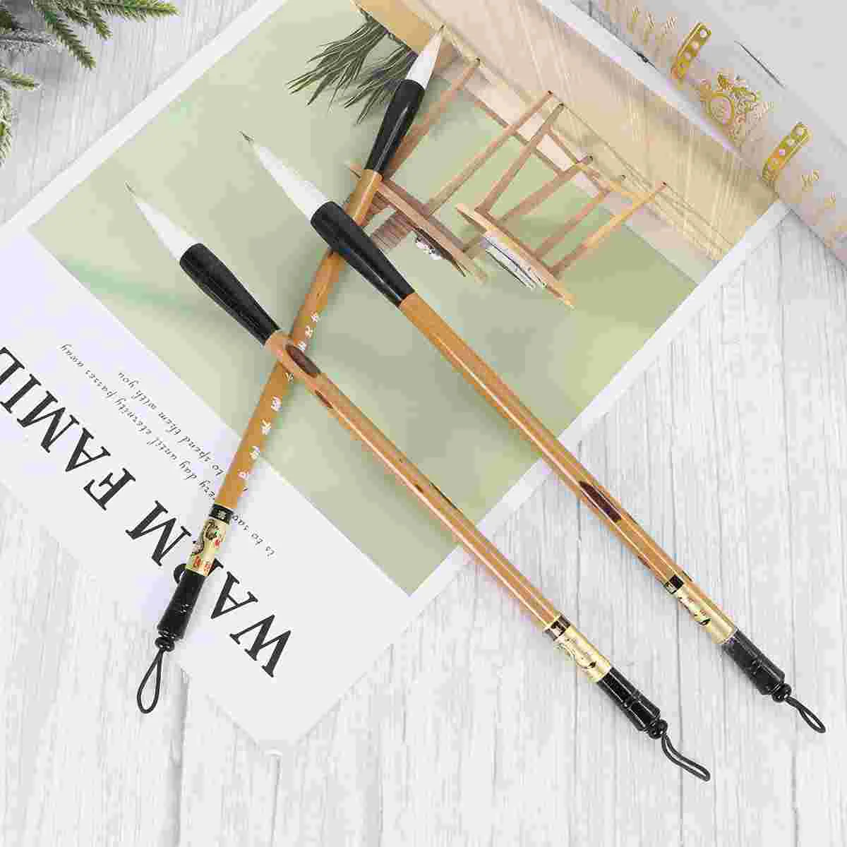 

Brush Chinese Calligraphy Writing Painting Pens Sumi Hu Ink Watercaligraphy Set Drawing Pen Japanese Supplieskanji Brushes