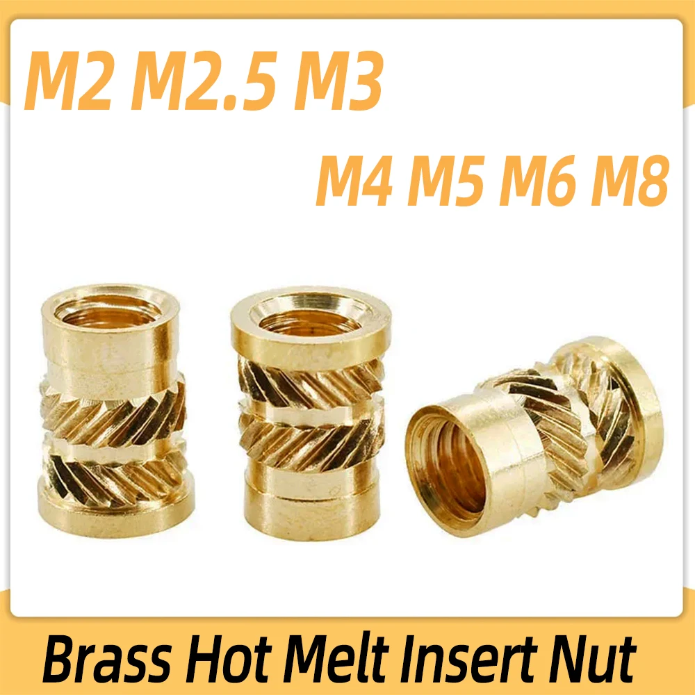 

Медные термогайки для 3D печати M2 M2.5 M3 M4 M5 M6 M8