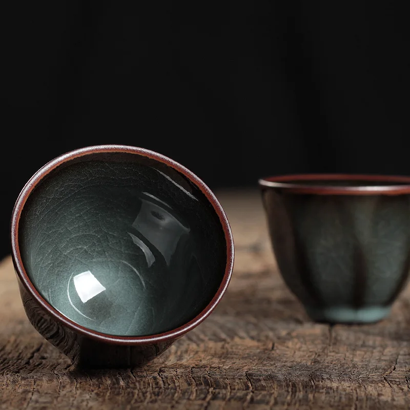 Чайная чашка Boutique Celadon Kung Fu одночашечная Фарфоровая для дегустации чая