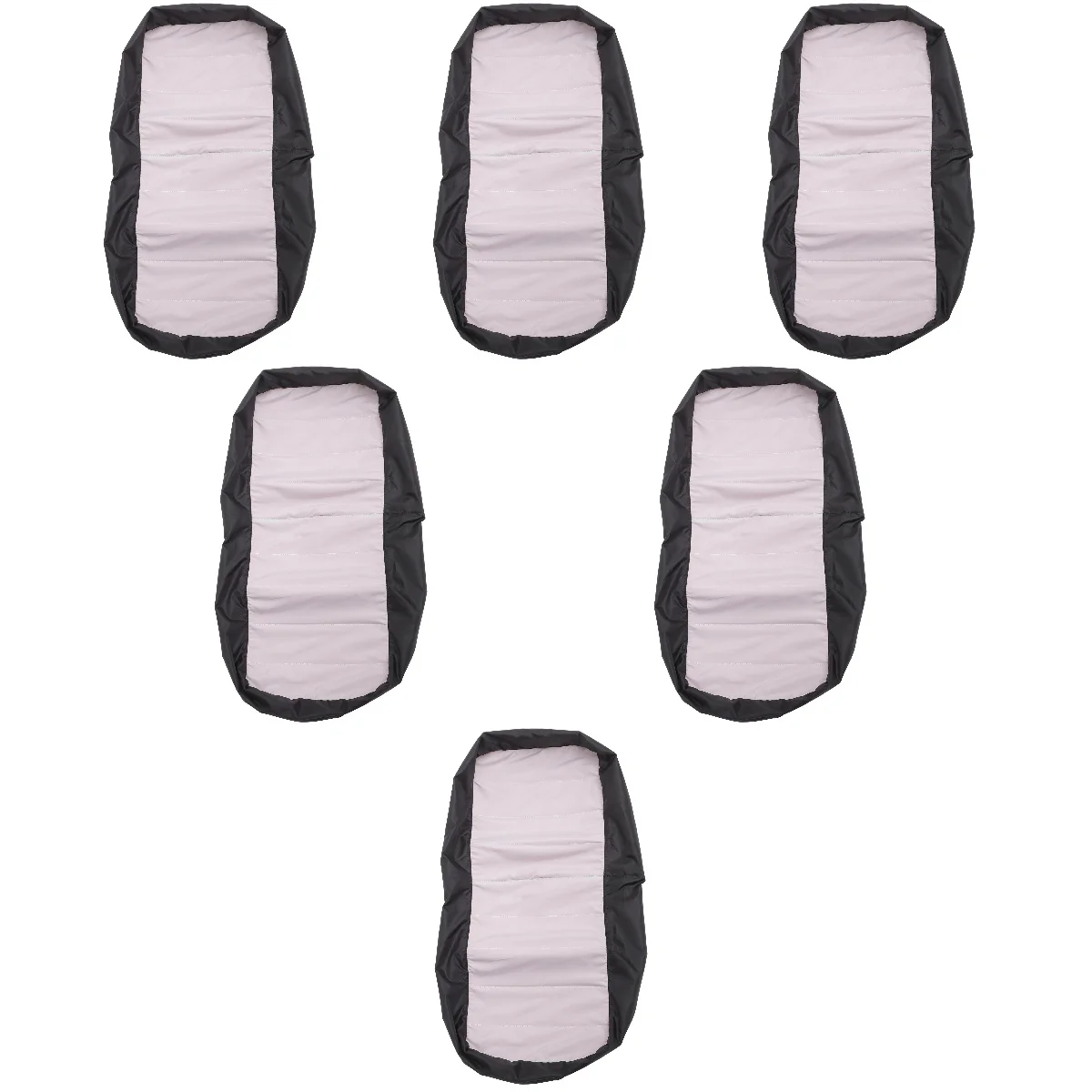 

6 Pcs Forklift Accessories Lawn Mower Seat Cover Tractor Accessory Practical Weeder Grey Cotton Protective Supplies Household