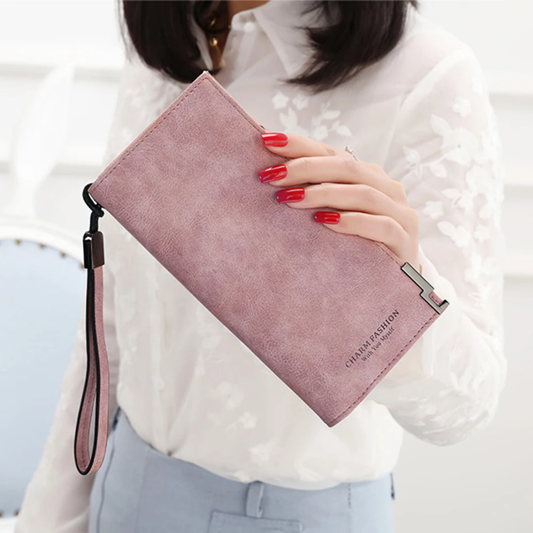 Брендовый кошелек женские кожаные кошельки высококачественный Дамский клатч на