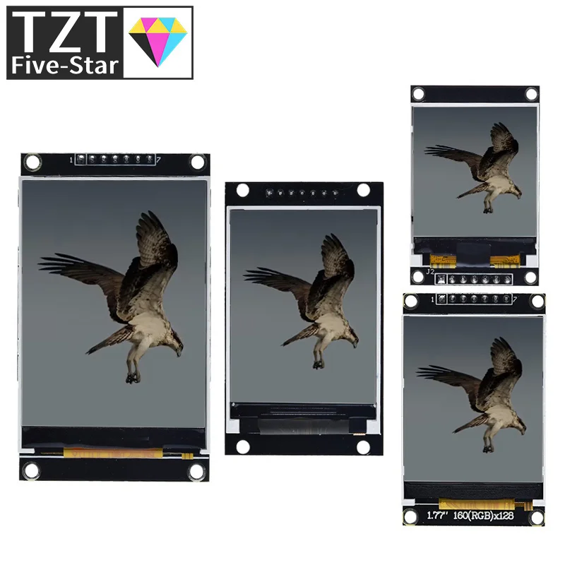 1 44/1 77/2 0/2 4/2 8 дюймовый TFT цветной экран ЖК-дисплей модуль привода ST7735 ILI9225 ILI9341