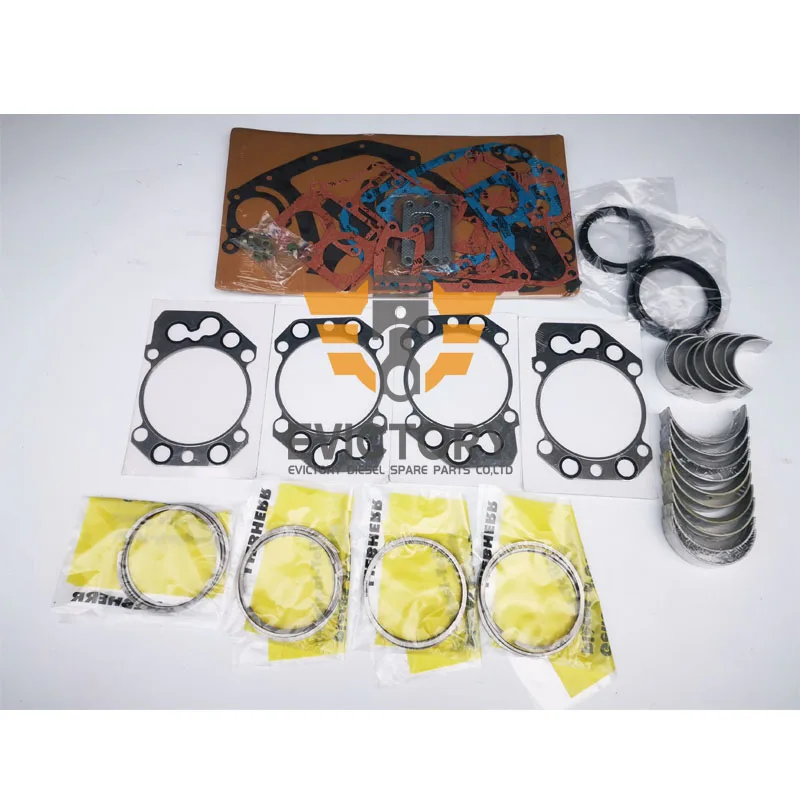 

For Liebherr D924 TI E D924T D924TI water pump piston ring engine main conrod bearing gasket