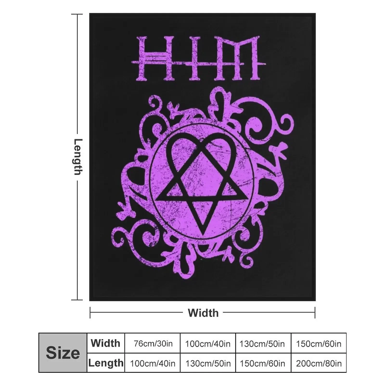 Винтажное одеяло для фотосъемки Him Ville Valo Band Romance Awesome любителей кино