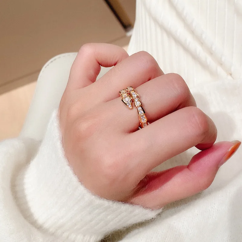 

High Quality Adjustable Rings For Women Luxury Fashion Korean Style Engagement Rings Aestethic Crystals Fast Free Shipping