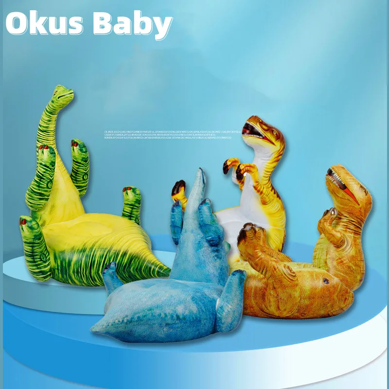 

2022 Brand New Cartoon Dinosaur Baby Sofa Seat Toddler Learning To Sit Plush Baby Foldbale Chair Case Inflatable Chair