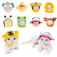 cartoon costume pet supplies party cat dog pet headgear headwear pet hat warm headdress