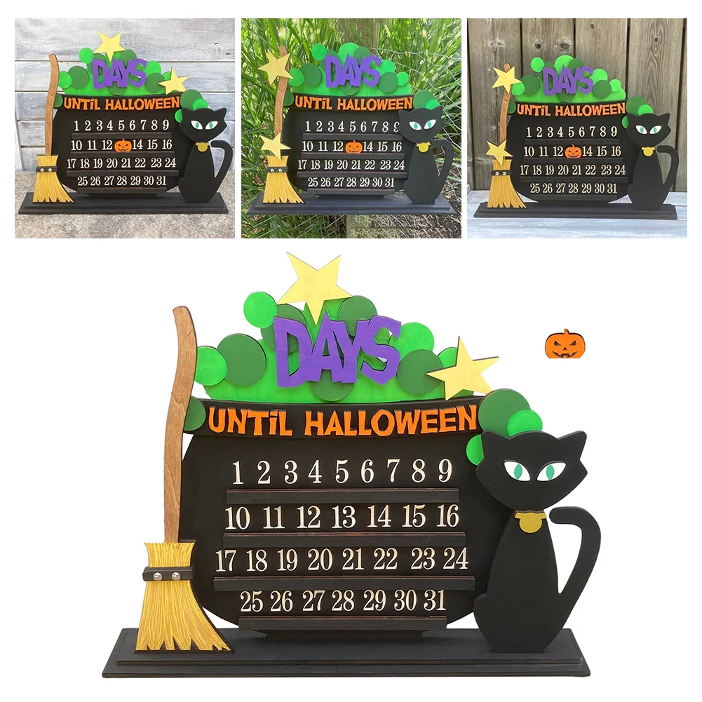Классический Хэллоуин Декор Октябрь Адвент Календарь 31-дневный Хэллоуинский
