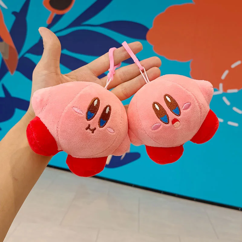 

10cm Star Kirby Plush Stuffed Toys Cartoon Anime Figures Keychain Pendant Cute Dolls Baby Birthday Gifts Xmas Decor Accessories