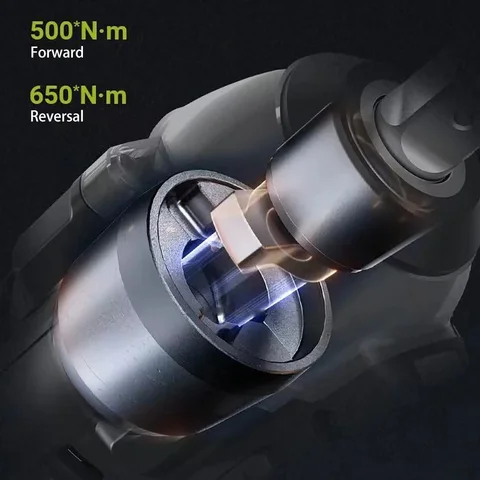 WORX WU289 бесщёточный аккумуляторный ударный гайковерт 20В зелёный