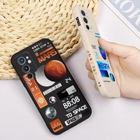 travel astronaut phone case for oneplus 10 pro 9 pro 9r 9rt nord ce nord 2 10 pro 9pro cover silicon fundas lens protective capa