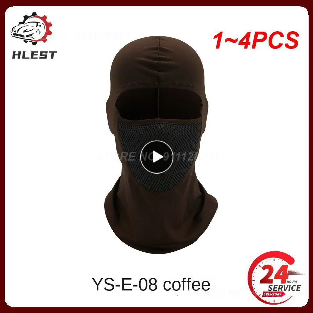 

1~4PCS Motorcycle Sun Protection And Dustproof Headgear Riding Hat Hood Windproof Outdoor Tactical Riding Hood Mask Mask Dust