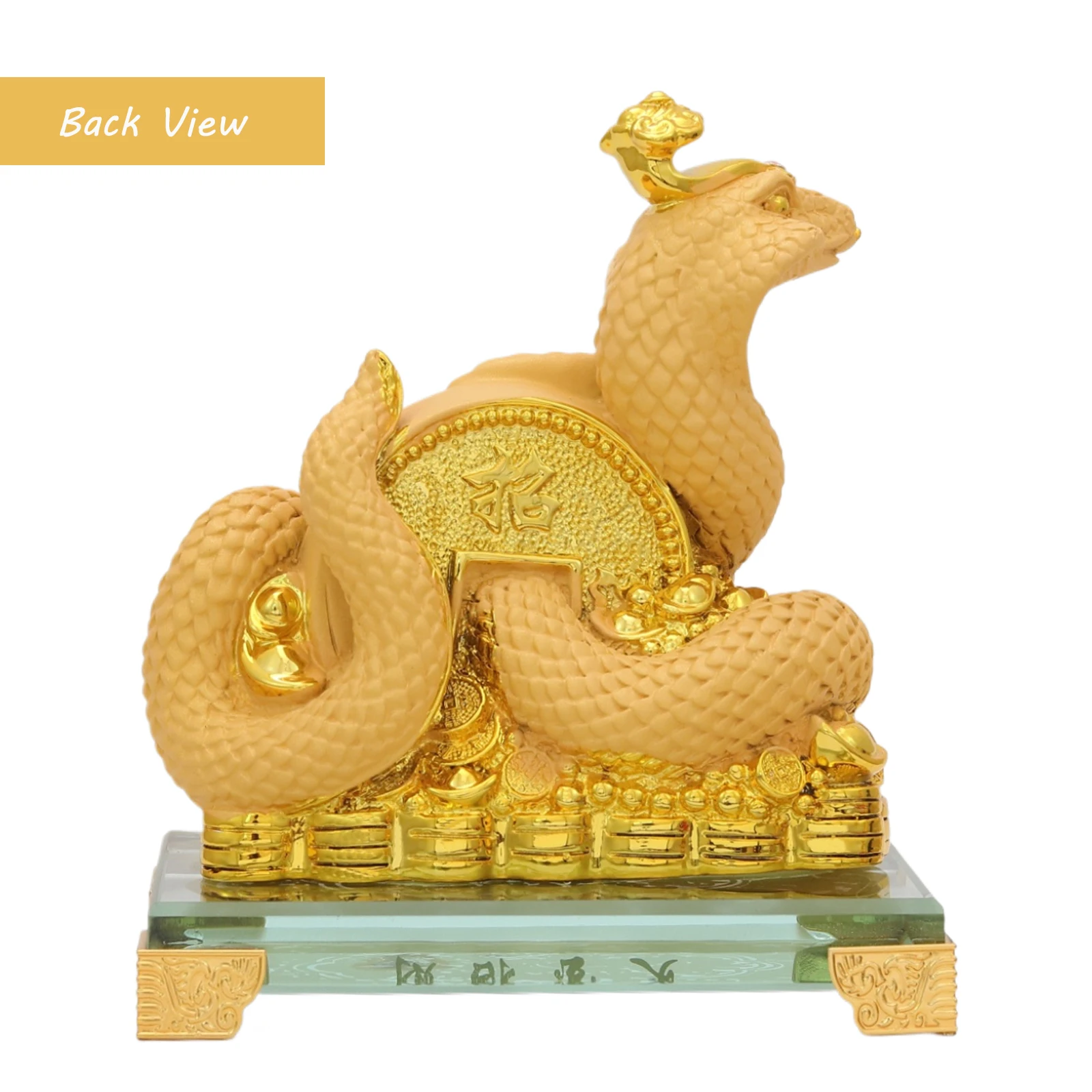 Bwinka 2025 Feng Shui коллекционные Статуэтки из золотой смолы в китайском стиле