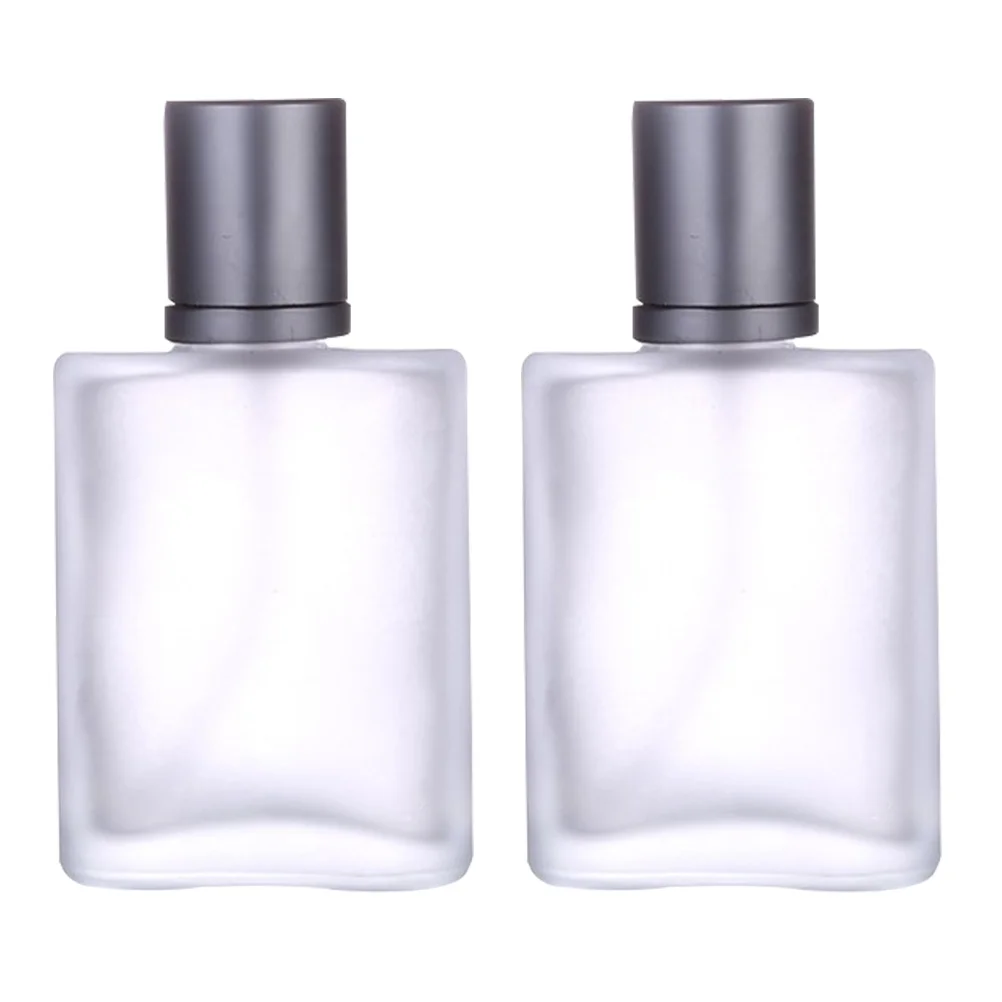 

2 Pcs Cream Container Mist Spray Bottle Perfume Sub Cosmetics Bottles Sprayer 9.9x5.4x2.7cm Skincare Sub-packing Travel