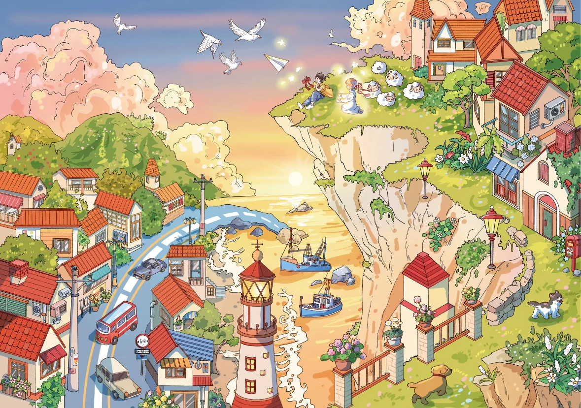 

Пейзажные наклейки QUSE